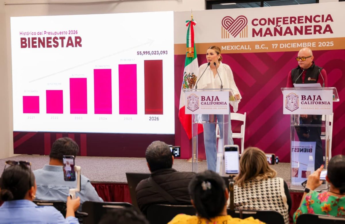 Presupuesto 2026 priorizará educación y bienestar social en BC: Gobernadora Marina del Pilar