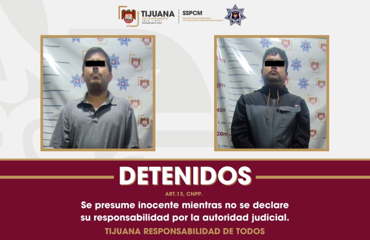 Detiene Policía Municipal a dos personas por robo con violencia a conductor