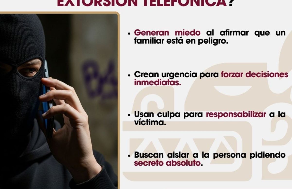 Exhorta SSPCM a la ciudadanía a prevenir y denunciar la extorsión telefónica