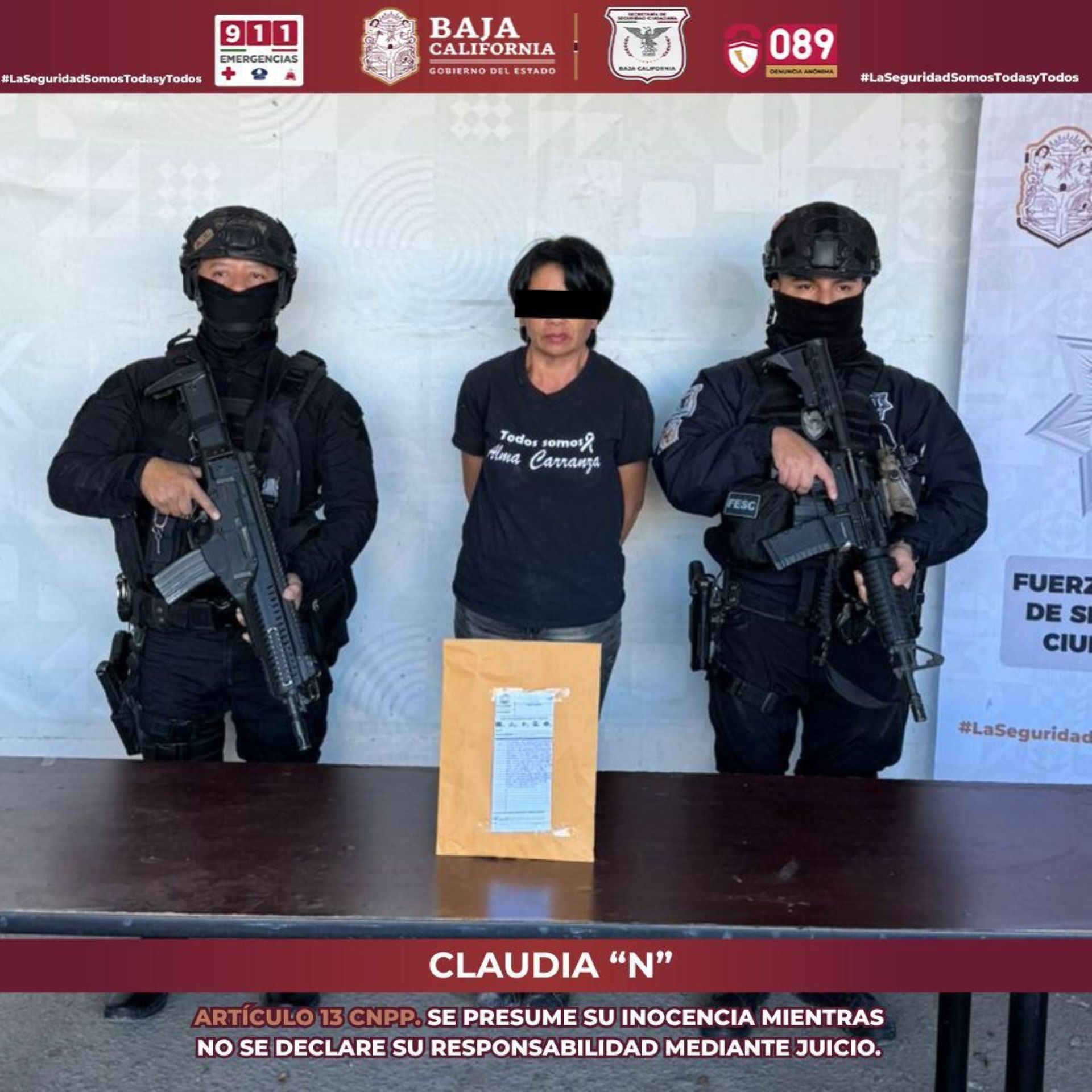Incauta Fuerza Estatal sustancias ilícitas durante patrullajes; Detiene a tres personas