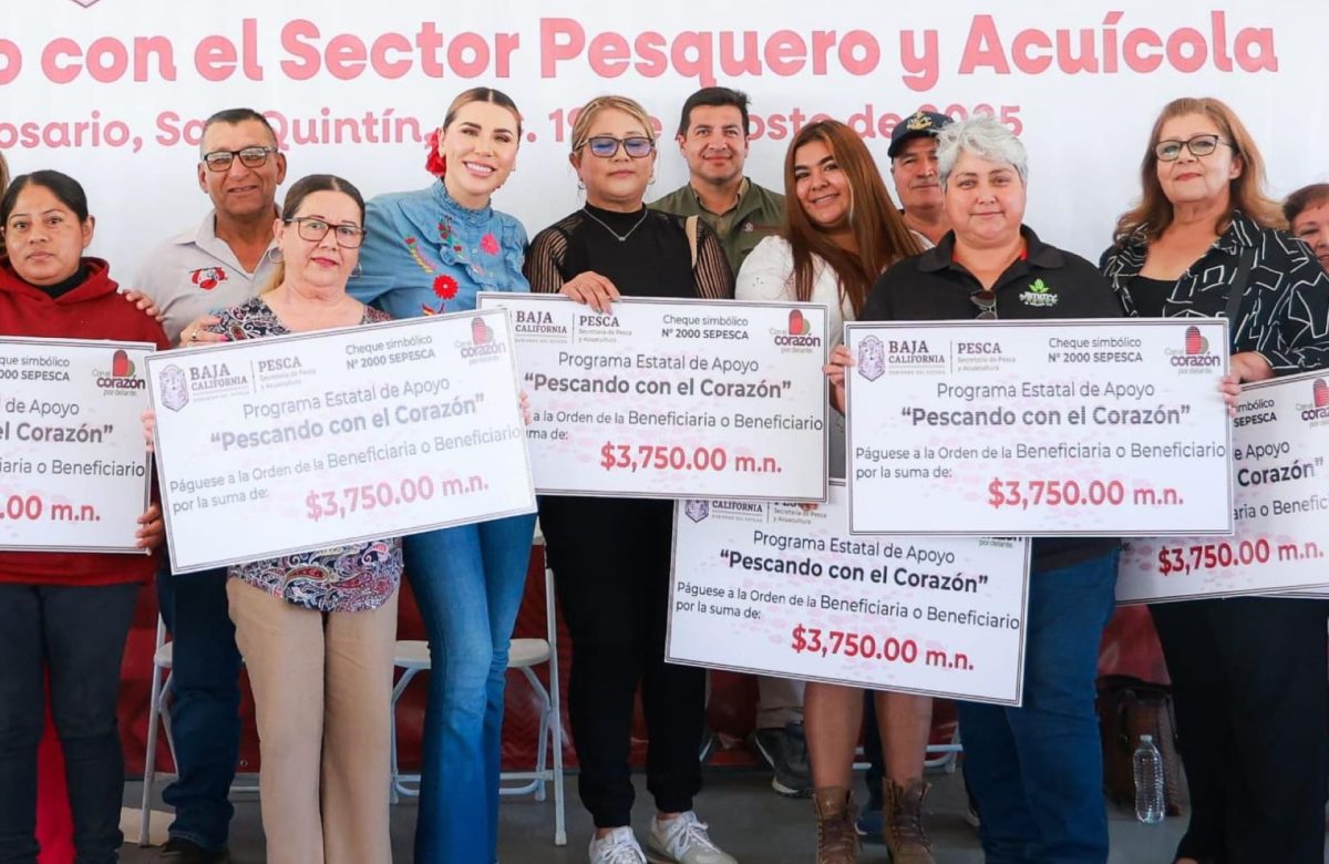 Destaca gobierno de Marina del Pilar a nivel nacional en pesca y acuacultura