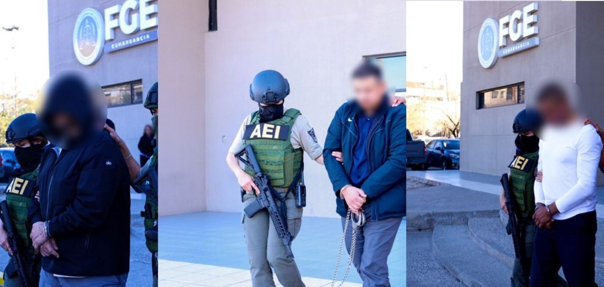 Otorga FGE nuevo golpe a la estructura criminal de Los Rusos; Caen tres policías municipales involucrados en la desaparición forzada de cuatro civiles