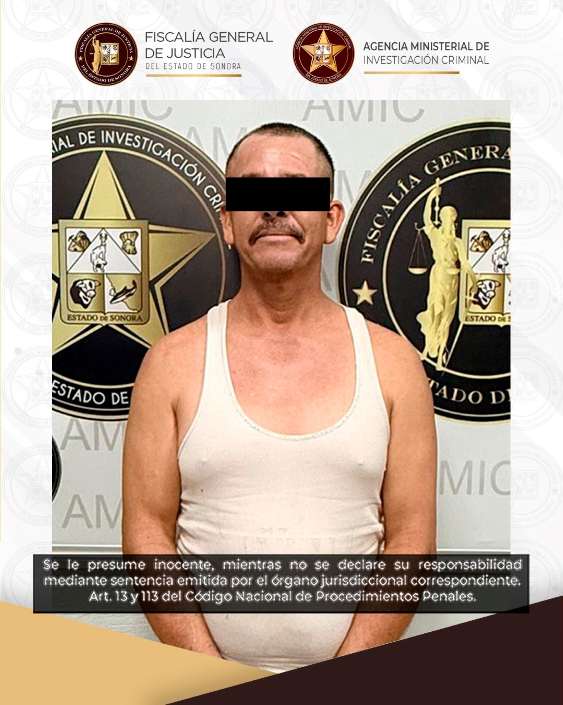 Vinculado a proceso por feminicidio y ocultamiento de cuerpo en Puerto Peñasco: FGJES