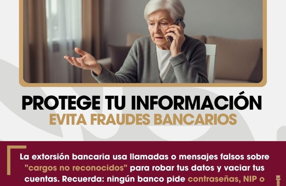 Exhorta SSPCM a la ciudadanía a prevenir fraudes bancarios y proteger su información personal