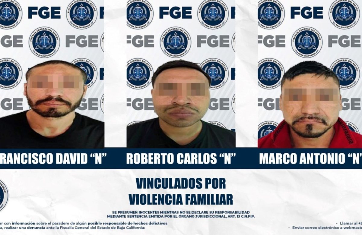 Fiscalía obtiene vinculación a proceso contra tres imputados por violencia familiar