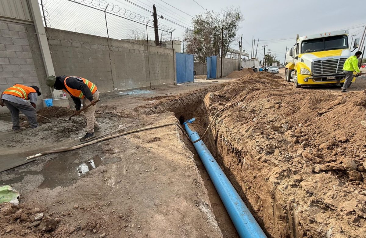 Moderniza CESPM infraestructura hidráulica en la carretera San Luis Río Colorado
