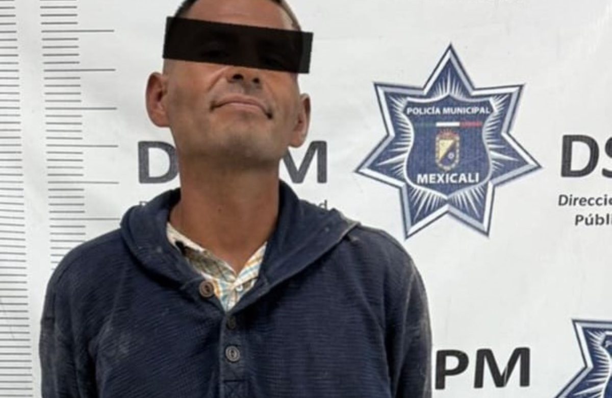 Policía Municipal detiene a varón por presuntamente lesionar a golpes a un adulto de 60 años