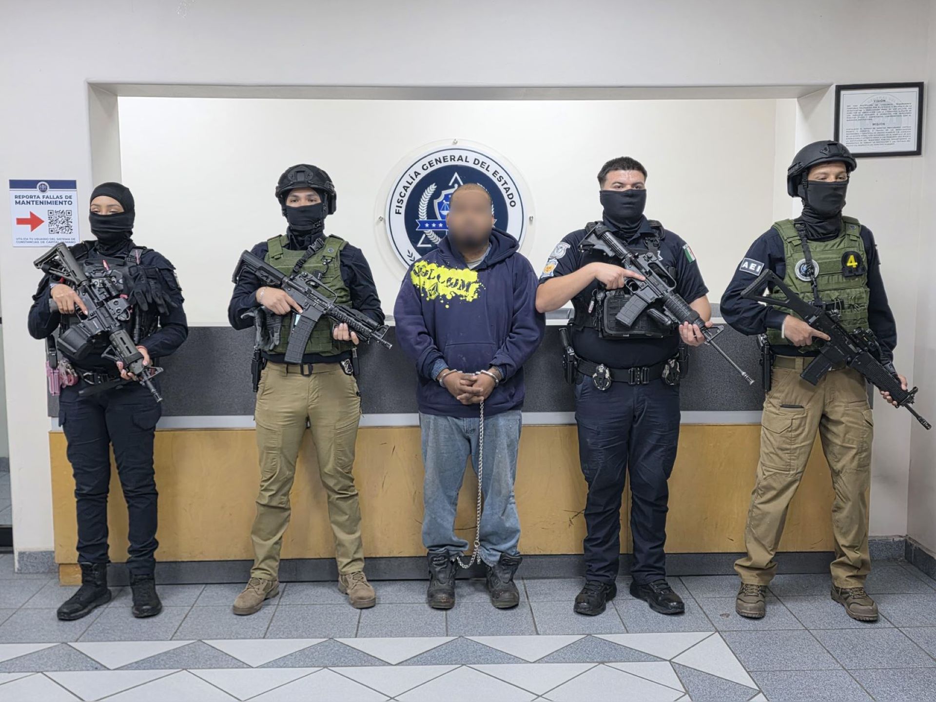 Capturan a presunto responsable de homicidio de chofer de transporte de personal