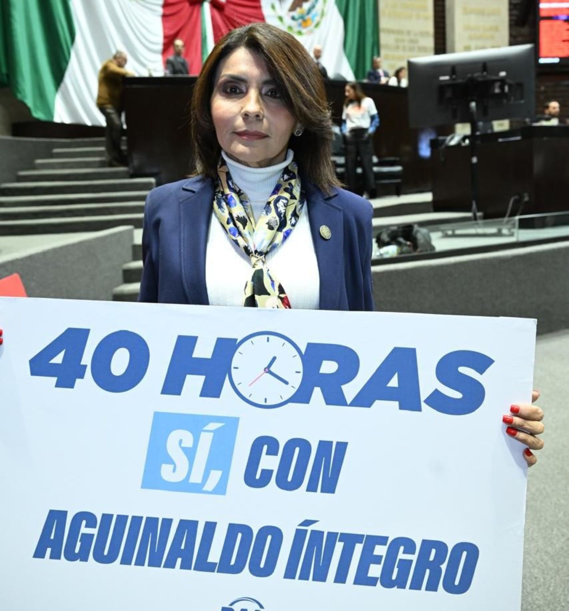 PAN apoyó las 40 horas con dos días de descanso, aguinaldo íntegro y respaldo a mipymes: Eva María Vásquez