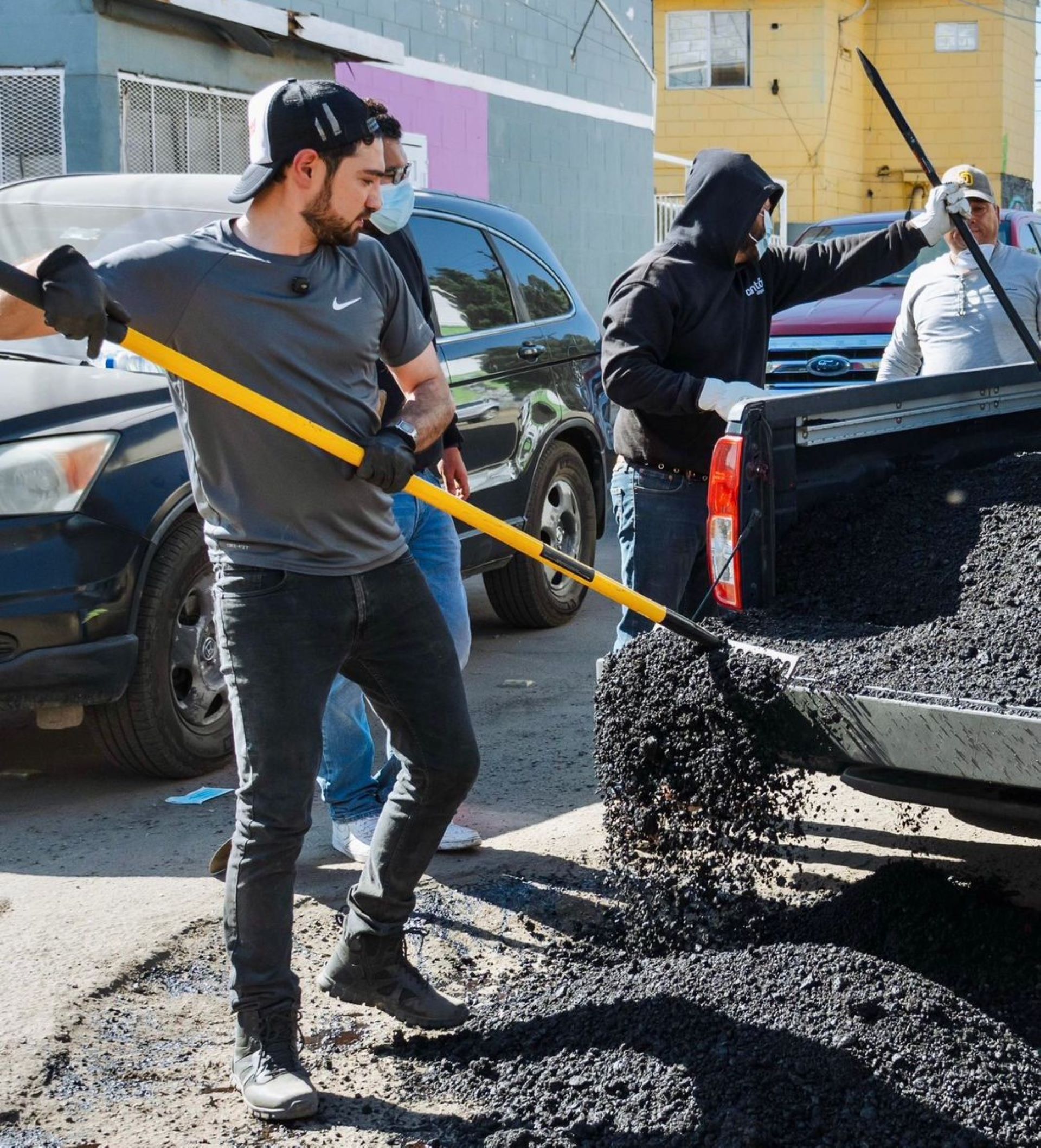 Realiza Dip. Jaime Cantón nueva Jornada de Bacheo en Mexicali