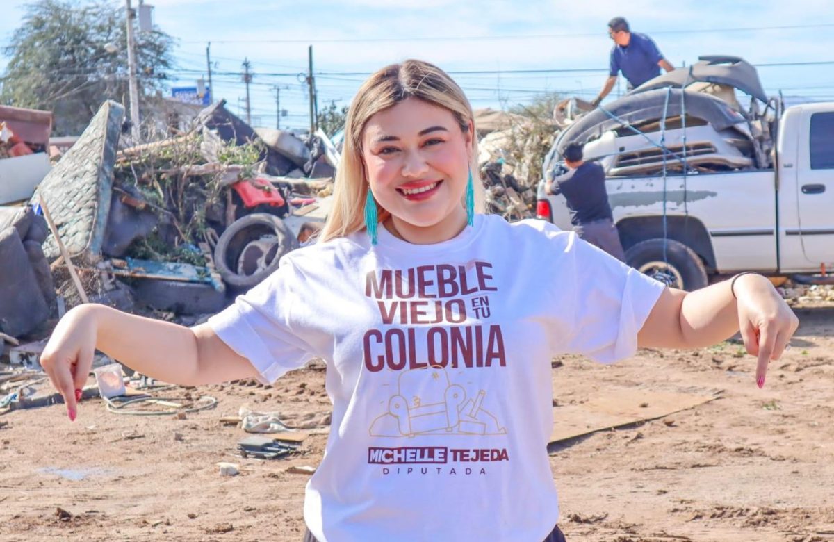 Dip. Michelle Tejeda concluye con éxito Jornada “Mueble Viejo En Tu Colonia” en Ángeles de Puebla