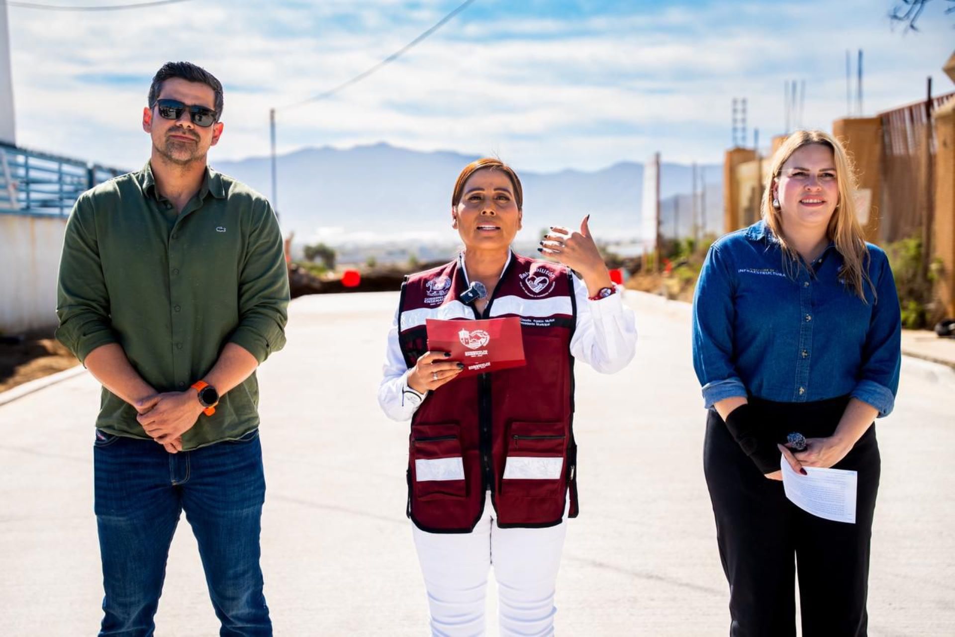 Con obras de pavimentación, Gobierno de Ensenada transforma comunidades del Sur de Ensenada
