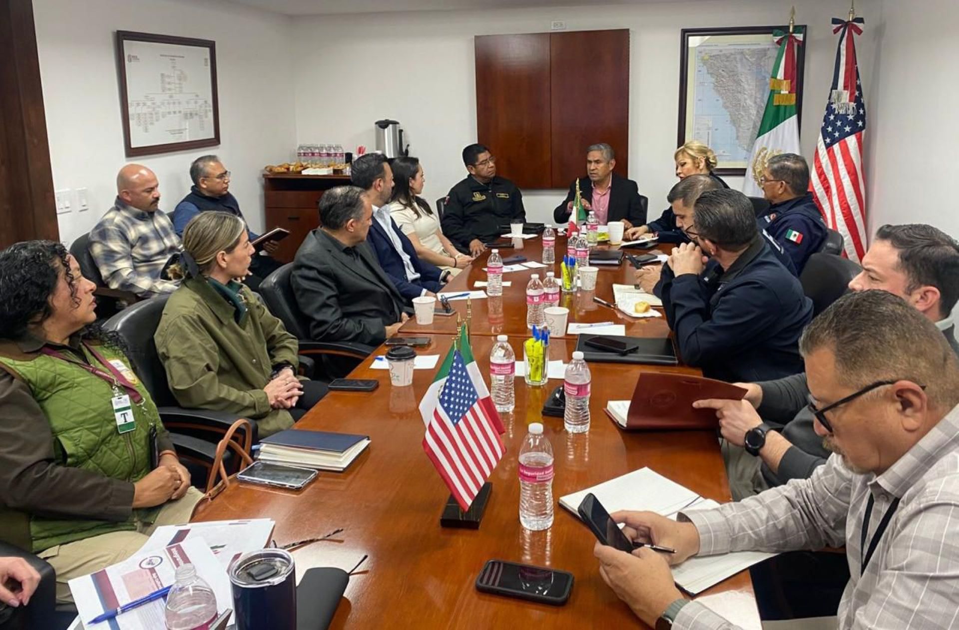 BC consolida coordinación con agencias de EU para fortalecer seguridad fronteriza