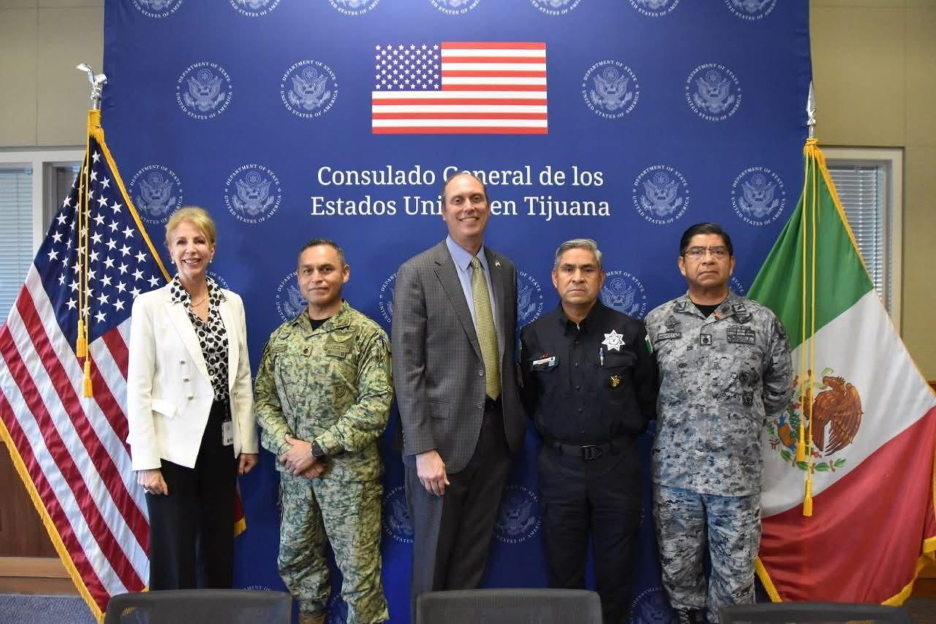 Afinan detalles de seguridad SSCBC y Consulado de EU en Tijuana