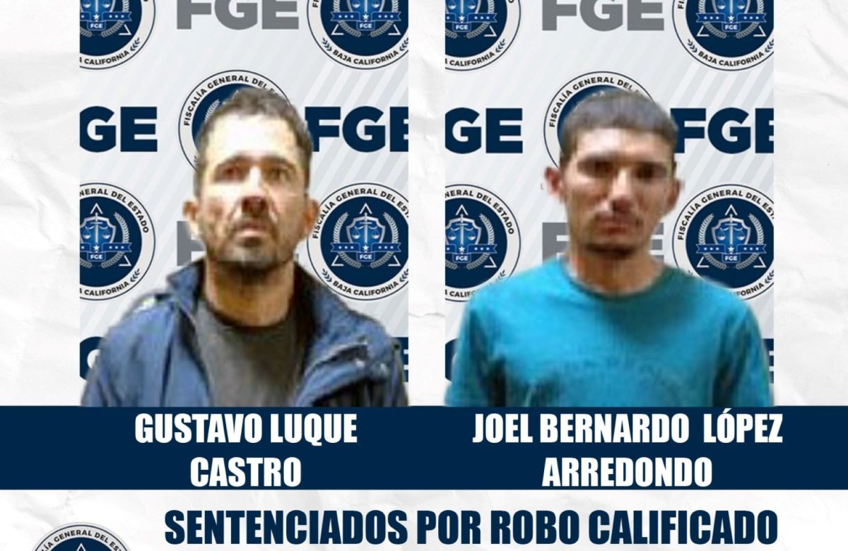 Dos hombres acusados por robo violento a comercio fueron sentenciados a 6 años de prisión