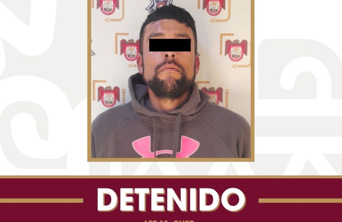 Asegura Policía Municipal a presunto responsable de robo con violencia a transporte público