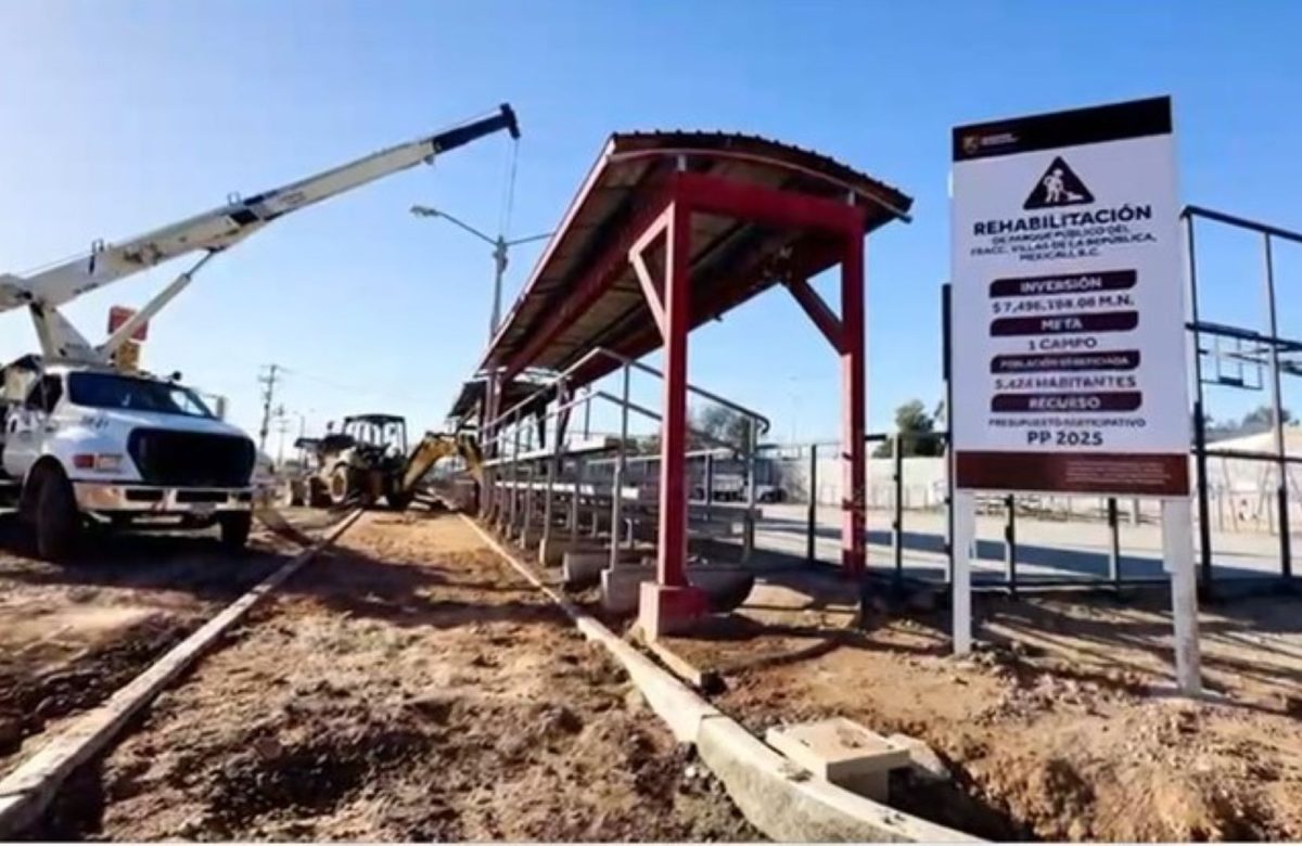 Norma Bustamante supervisa rehabilitación del Parque en Villas de la República