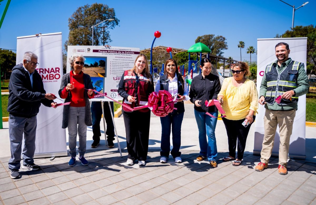 Fortalece Gobierno de Claudia Agatón Muñiz la infraestructura social de Punta Banda I
