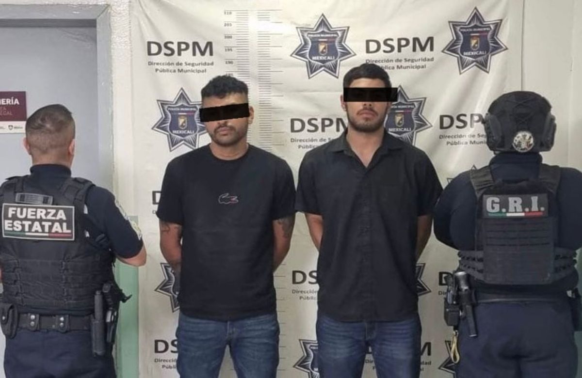 Grupo de Reacción Inmediata de la policía municipal detiene a dos hombres por privación de la libertad