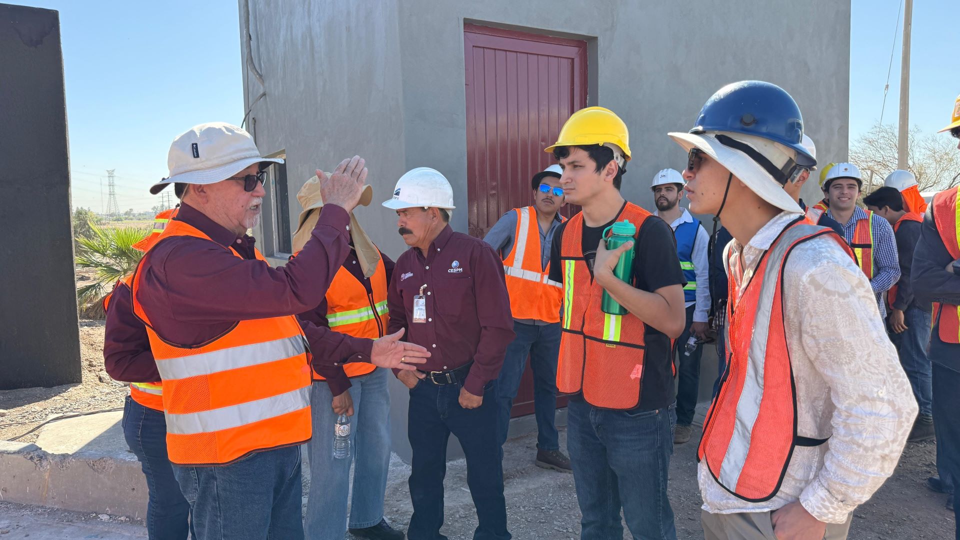 Estudiantes conocen el proceso de reúso de agua en Mexicali durante visita a la Ptar Zaragoza