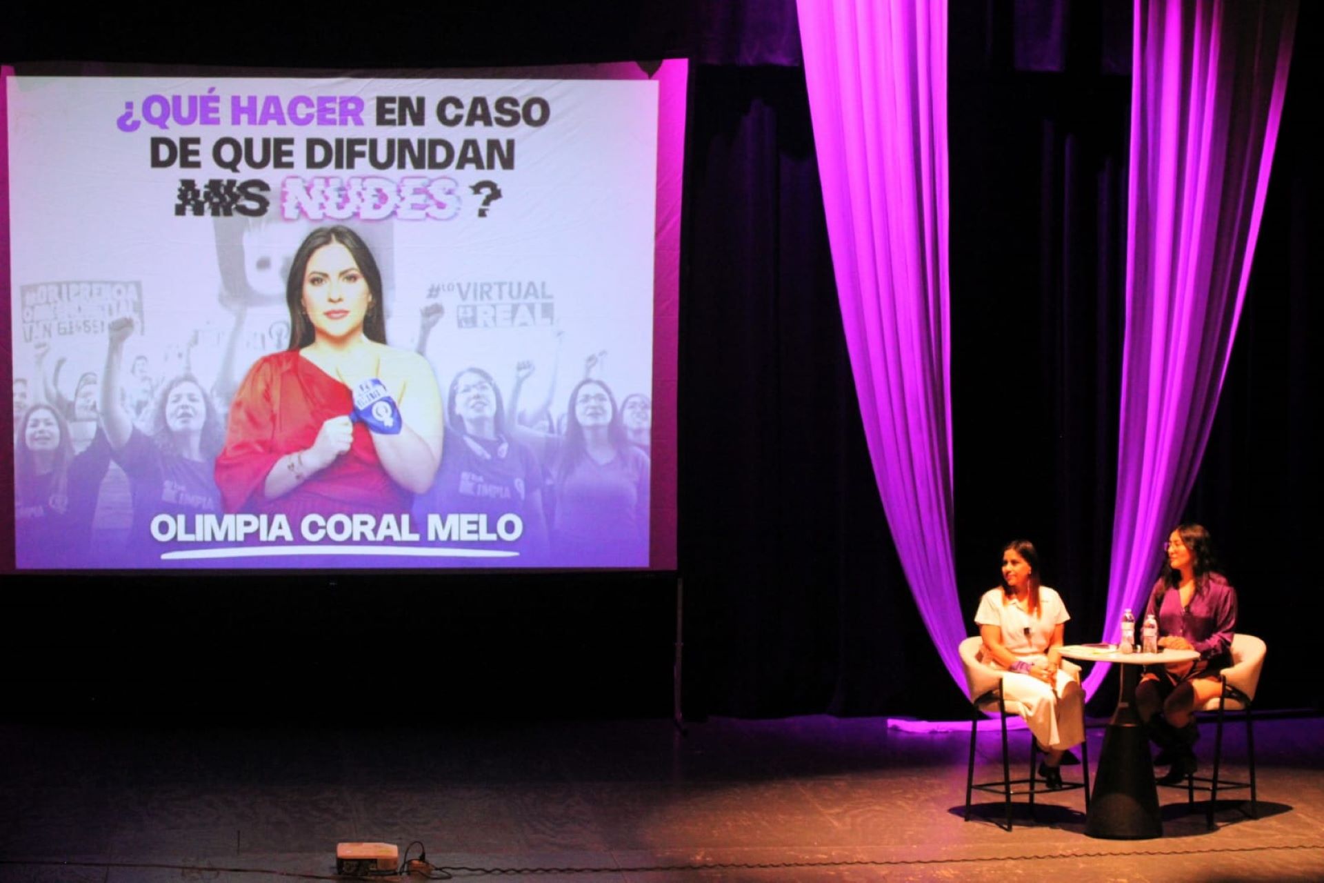 Presenta Congreso del Estado conferencia sobre violencia digital con Olimpia Coral Melo