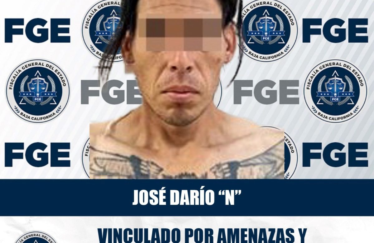 Logra Fiscalía prisión preventiva contra sujeto por amenazar a policías con arma blanca