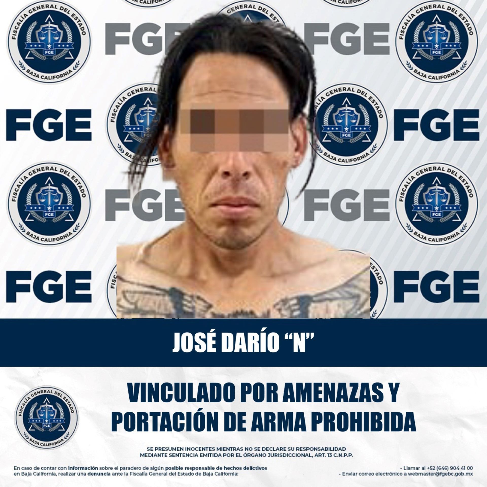 Logra Fiscalía prisión preventiva contra sujeto por amenazar a policías con arma blanca