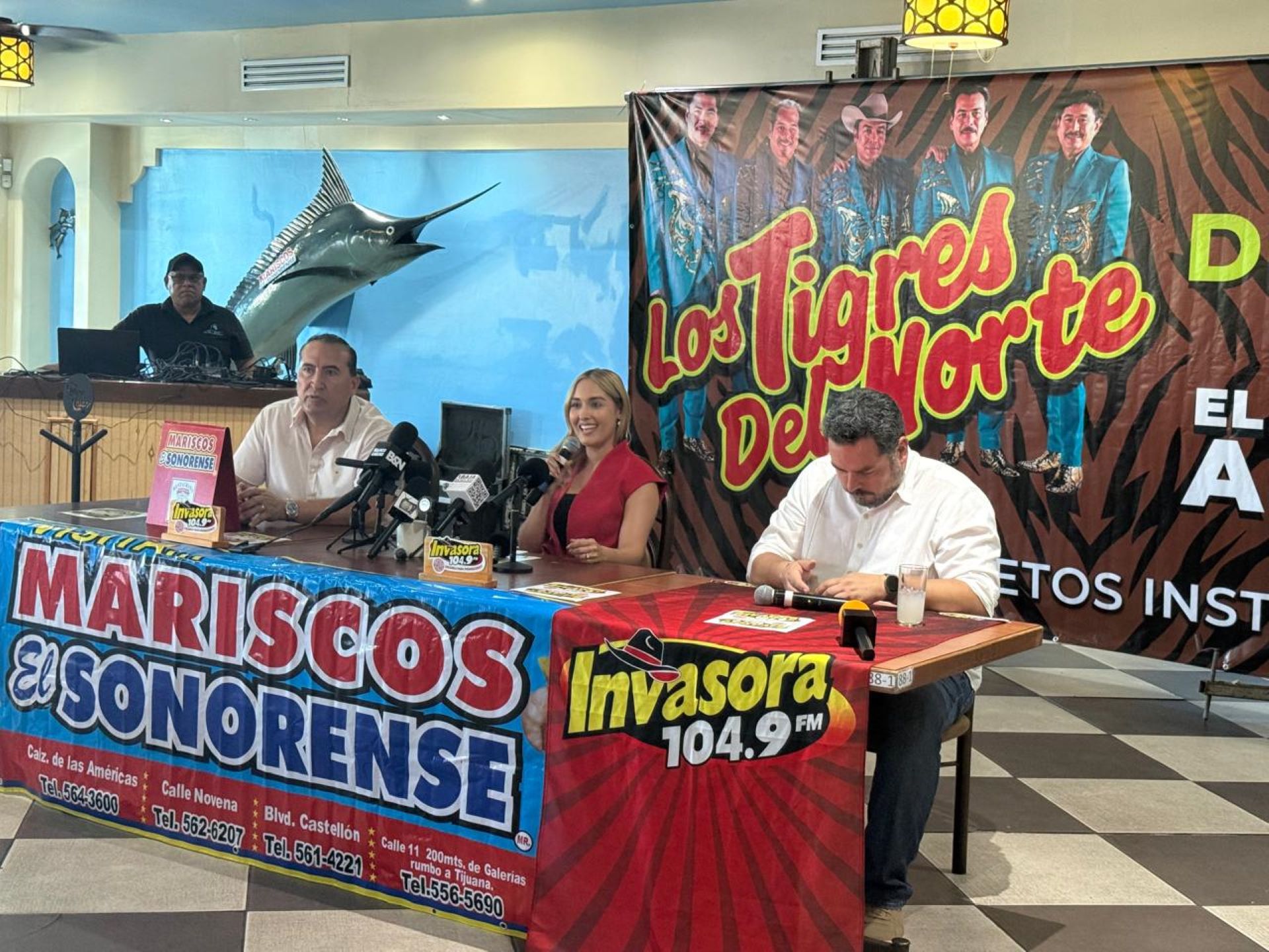 Anuncian concierto de Los Tigres del Norte en Mexicali