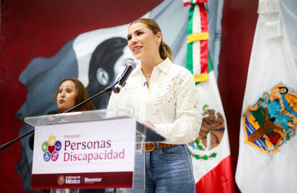 Invita gobernadora Marina del Pilar a registrarse en programa de pensión para personas con discapacidad