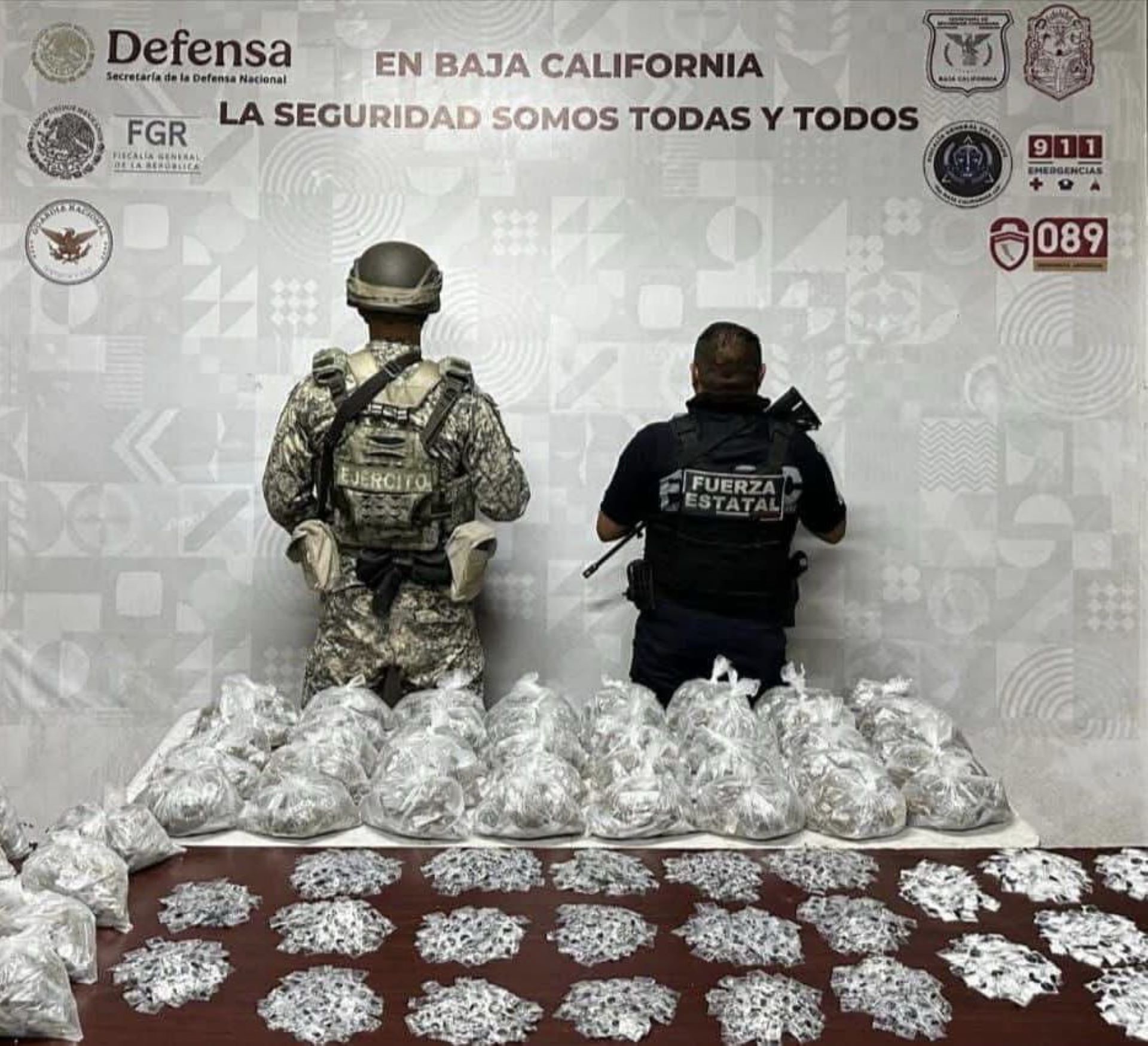 Reporta SSCBC más de 290 detenciones de narcomenudistas