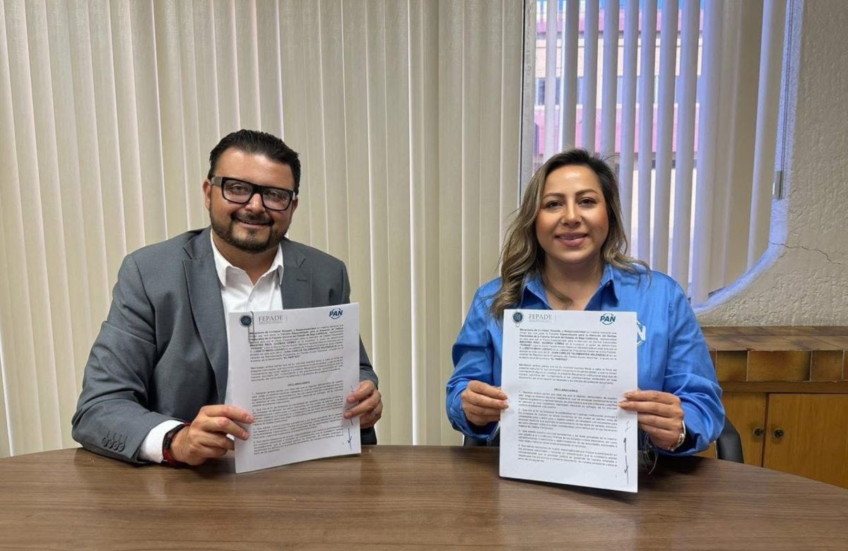 PAN y Fepade firman mecanismo de civilidad y responsabilidad electoral en Baja California