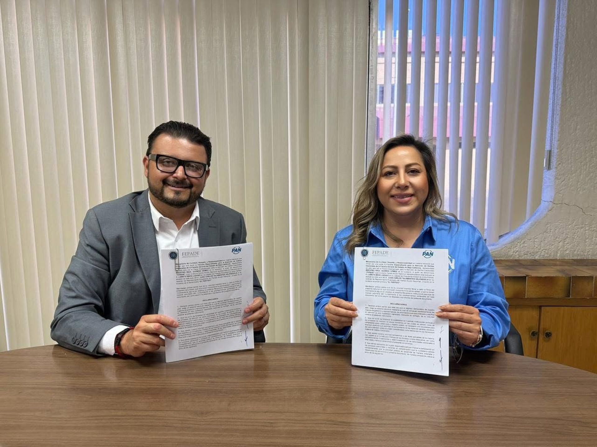 PAN y Fepade firman mecanismo de civilidad y responsabilidad electoral en Baja California