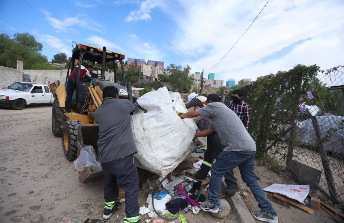 Retira Gobierno Municipal más de 55 toneladas de basura