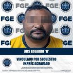 Logra FGE prisión preventiva para imputado por secuestro exprés agravado