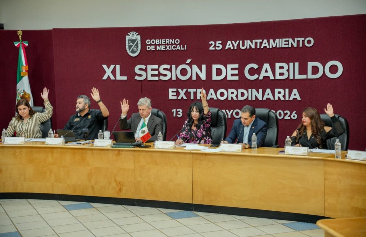 Aprueba Cabildo de Mexicali primer paquete de obras 2026