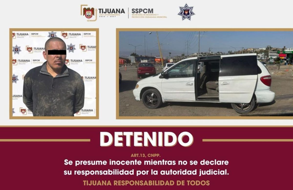 Asegura Policía Municipal a conductor por atropellar a oficial en intento de huida