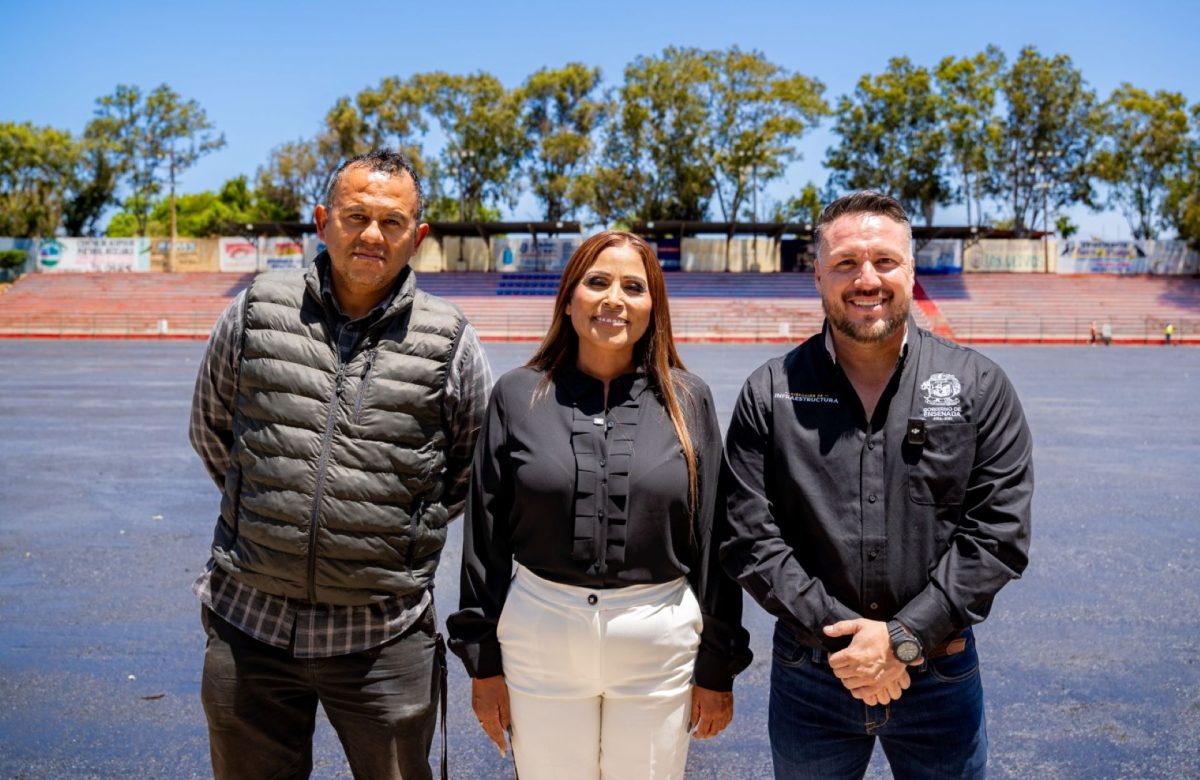 Claudia Agatón supervisa avance del 50% en la rehabilitación del Campo Nueva Ensenada