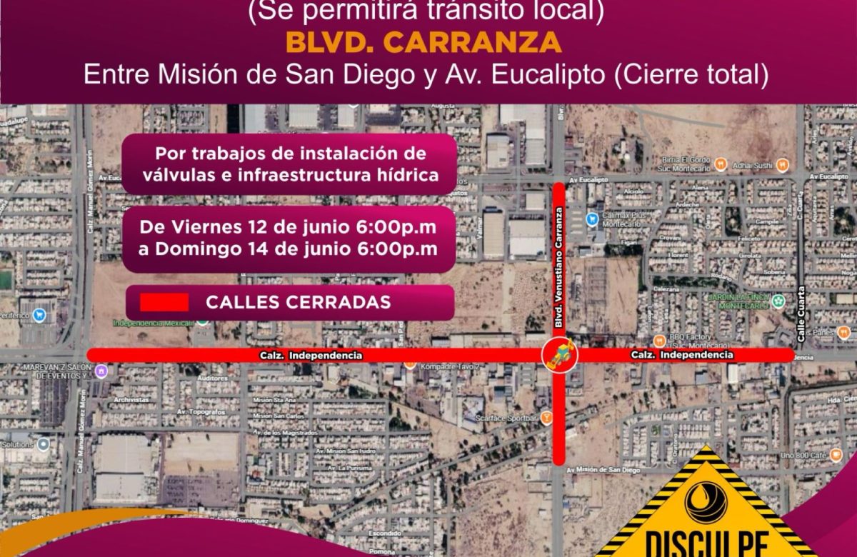 CESPM ejecutará obras de infraestructura hídrica en Carranza y calzada Independencia este fin de semana