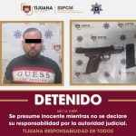 Detiene Policía Municipal de Tijuana a hombre armado en la colonia Villa Fontana