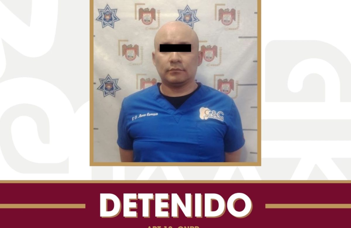 Arresta Policía Municipal de Tijuana a dentista como presunto responsable de abuso sexual