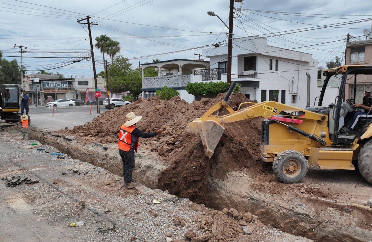 CESPM fortalece la infraestructura pluvial y de agua potable en el fraccionamiento Infonavit Cucapah