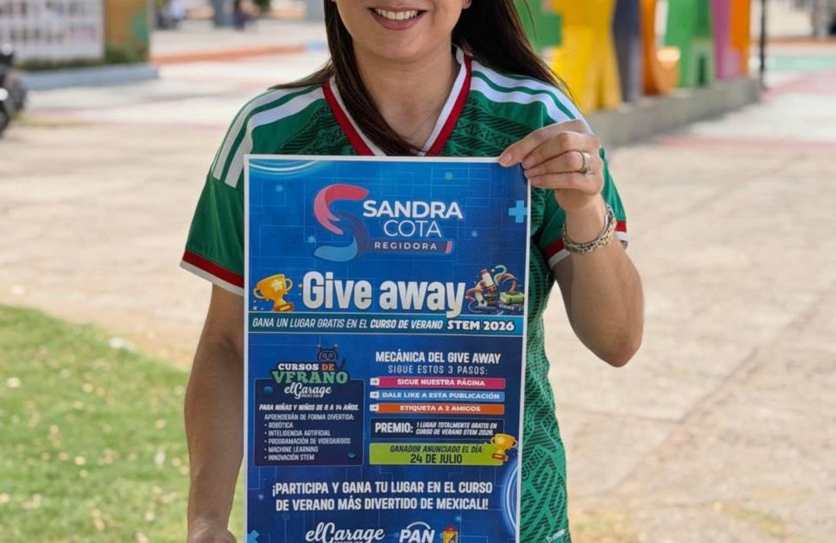 Gana un lugar en los cursos de verano de STEM con la regidora Sandra Cota