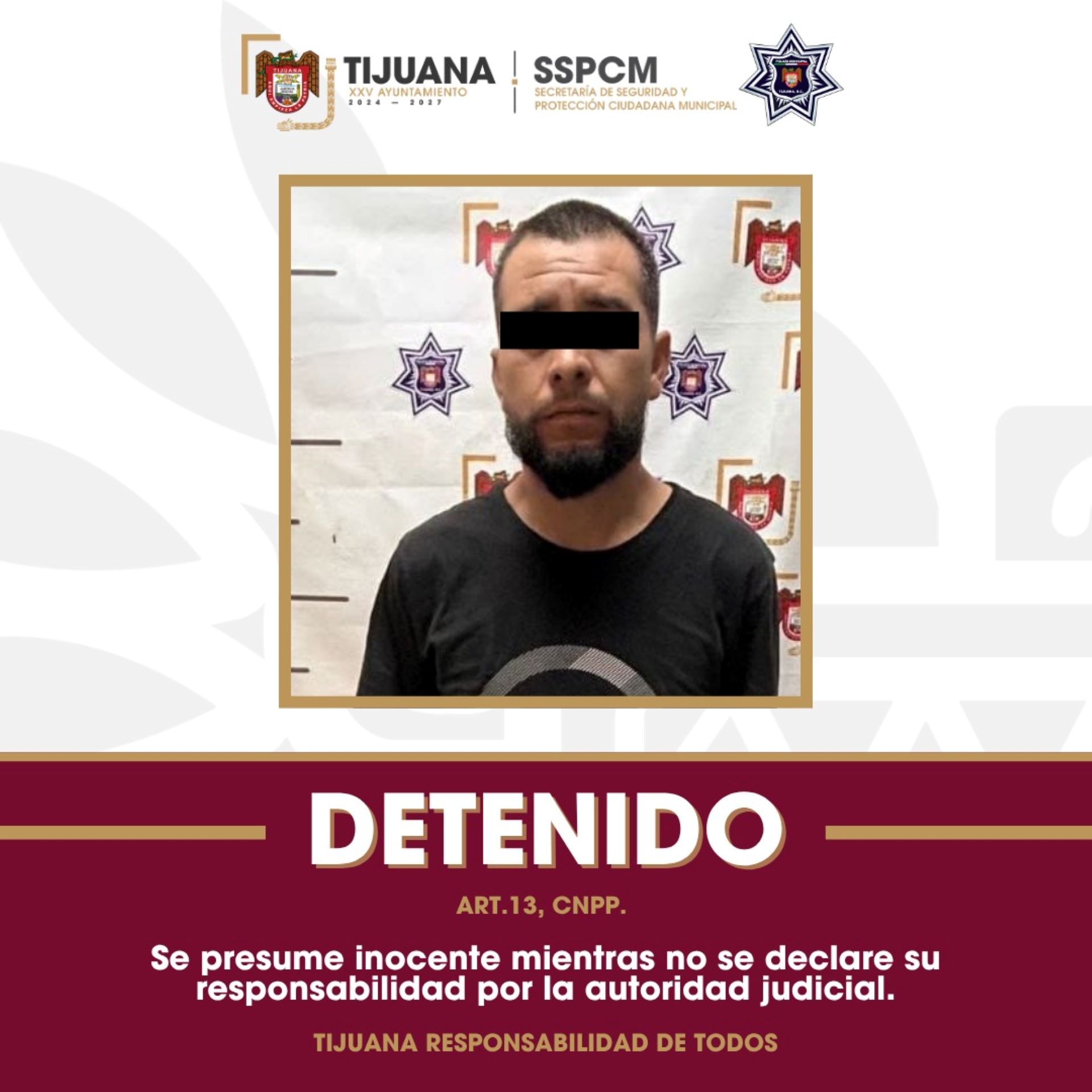 Intervienen policías municipales y detienen a hombre señalado por presunto abuso sexual contra una menor