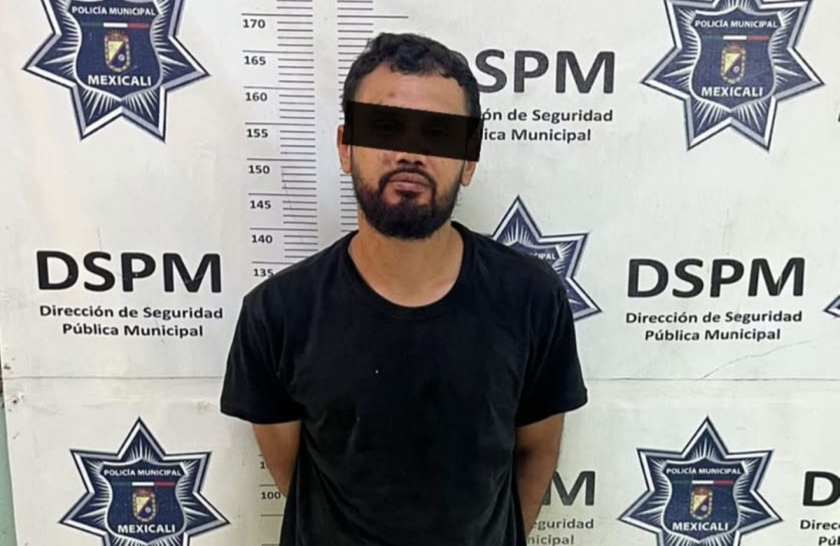 Grupo de Reacción Inmediata detiene a sujeto por amenazas y ultrajes a la autoridad