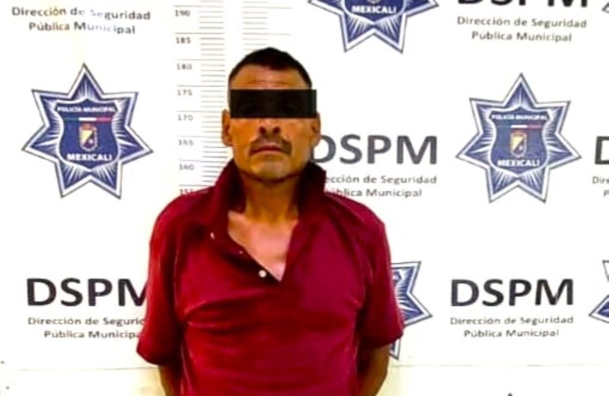 Agentes municipales detienen a presunto narcomenudista con metanfetamina