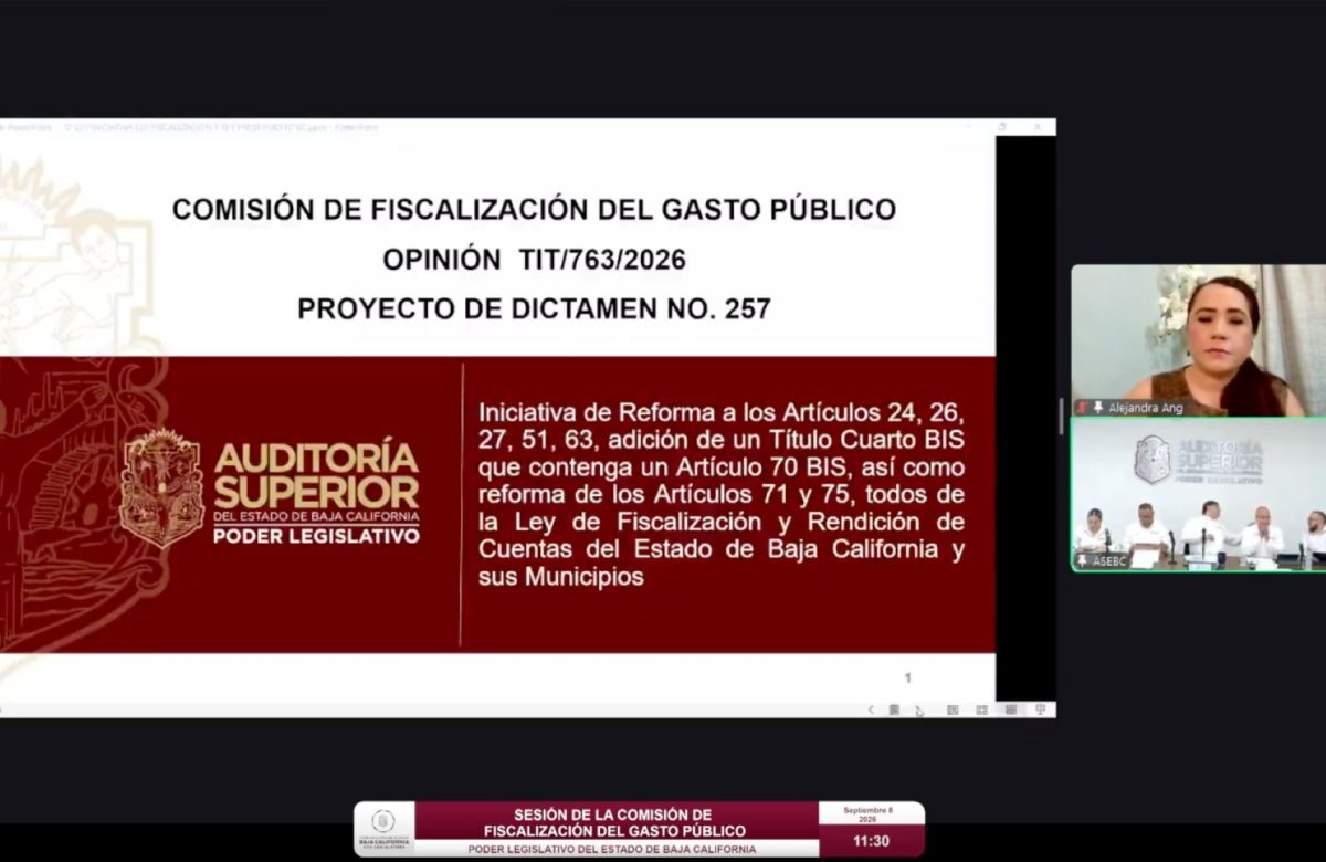 Comisión de Fiscalización fortalece el marco jurídico para la vigilancia de los recursos públicos.